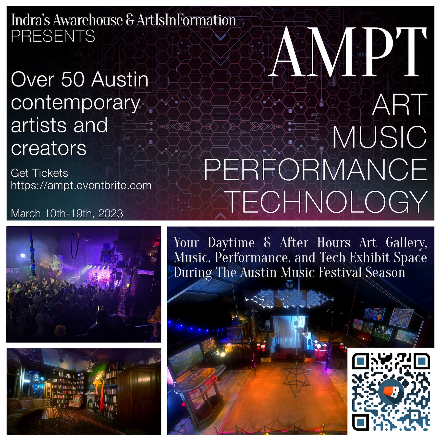 AMPT at Indra’s – Art Music Performance Technology